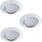 Точечный светильник (в комплекте 3 шт.) Kanlux TRIBIS II O W 23854