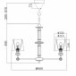 Подвесная люстра Maytoni Neoclassic Mod018 MOD018PL-06CH