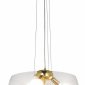 Подвесная люстра Lumina Deco Globo LDP 6018-500 PR+F.GD