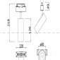 Трековый светильник Maytoni Track lamps TR019-2-10W3K-B