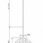 Подвесной светильник Maytoni Dolce MOD001PL-01CFL