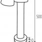Светильник ландшафтный Kanlux DROMI LED 50 7W-GR 32532