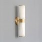 Бра Wall lamp 6483W/B brass/white