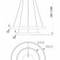 Подвесной светодиодный светильник Maytoni Rim MOD058PL-L55BS4K