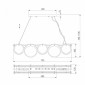 Подвесная люстра Bogates Galicia 354/4 Smart