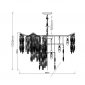 Подвесная люстра  62GDM-90598