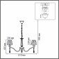 Подвесная люстра Lumion Magda 8316/8