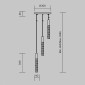 Подвесной светильник Maytoni Selemo MOD328PL-L9BS3K