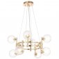 Подвесная люстра Crystal Lux Luxury SP8 Gold