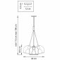 Подвесная люстра Lightstar Sferico 729031