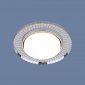 Встраиваемый светильник Elektrostandard 3033 GX53 CL/SL прозрачный/серебро 4690389142413