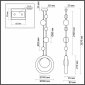 Подвесной светильник Odeon Light Saturn 5443/1
