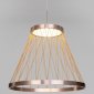 Подвесной светильник Eurosvet Cesta 40016/1 LED коричневый