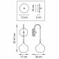 Бра Lightstar Pentola 803540