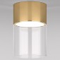 Потолочный светодиодный светильник Elektrostandard Lumen 25047/LED 10W 4000К латунь/прозрачный a064707