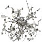 Бра Crystal Lux GARDEN AP-PL3 D400 CHROME