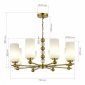 Подвесная люстра ST-Luce AURORA SL2003.303.08