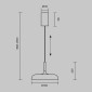 Подвесной светильник Maytoni Gerhard MOD189PL-L30W3K