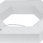 Подвесной светодиодный светильник Geometria ЭРА Hexagon SPO-124-W-40K-051 51Вт 4000К белый Б0050556