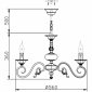 Подвесная люстра Maytoni Perla ARM337-05-R