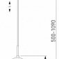 Подвесной светильник Eurosvet Gem 50261/1 серый