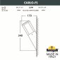 Настенный светильник уличный Fumagalli Carlo DR1.571.000.WXU1L
