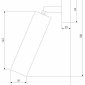 Спот Eurosvet Ease 20128/1 LED белый/черный