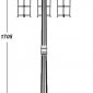 Наземный фонарь Oasis_Light CAIOR 1 81508B Gb
