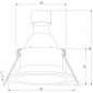 Светильник встраиваемый Elektrostandard Andi (25061/01) GU10 черный IP44 a070143