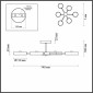 Потолочная люстра Lumion Mika 5659/99CL