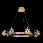 Подвесная люстра Jelly LE7711/8 Gold/Black Chrome