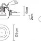 Точечный светильник Tools F19F4101
