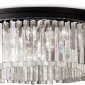 Потолочная люстра 1920s Odeon KR0387C-10B/P black/clear