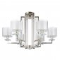 Подвесная люстра Crystal Lux Nicolas SP-PL6 Nickel/White