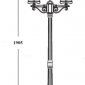 Наземный фонарь Oasis_Light LUCERNA 84808A/02 Bl
