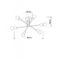 Потолочная люстра Arte Lamp Alastor A5435PL-6WH