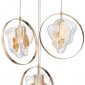 Подвесной светильник DeLight Collection Cowley P60669-4 gold/clear
