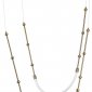 Подвесной светодиодный светильник Indigo Corda 14010/2P Brass V000063L