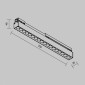 Накладной светильник Maytoni Outdoor Points O-TR02-2-S-18WB4K