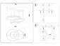 Подвесной светодиодный светильник Ambrella light Original FA6162