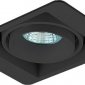 Точечный светильник Lumme DL18615/01WW-SQ Shiny black/Black