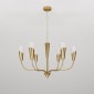 Подвесная люстра Eurosvet Rhyton 60167/6 латунь