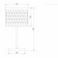 Интерьерная настольная лампа Bogates Corazza 01103/4