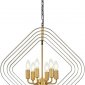 Подвесная люстра Lumina Deco Crulia LDP 8005-6 BK+MD