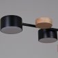 Потолочная люстра Reluce 03758-0.3-10 BK+WOOD GX53