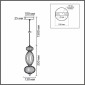 Подвесной светильник Lialda 8369/15L