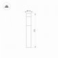 Наземный низкий светильник Arlight LGD-STEM 046612