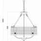 Подвесная люстра Freya Conte FR4166-PL-05C-BL