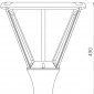 Наземный светильник Dwell NC-105013-48W-SB