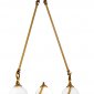 Подвесная люстра DeLight Collection KG1212P KG1212P-3 brass